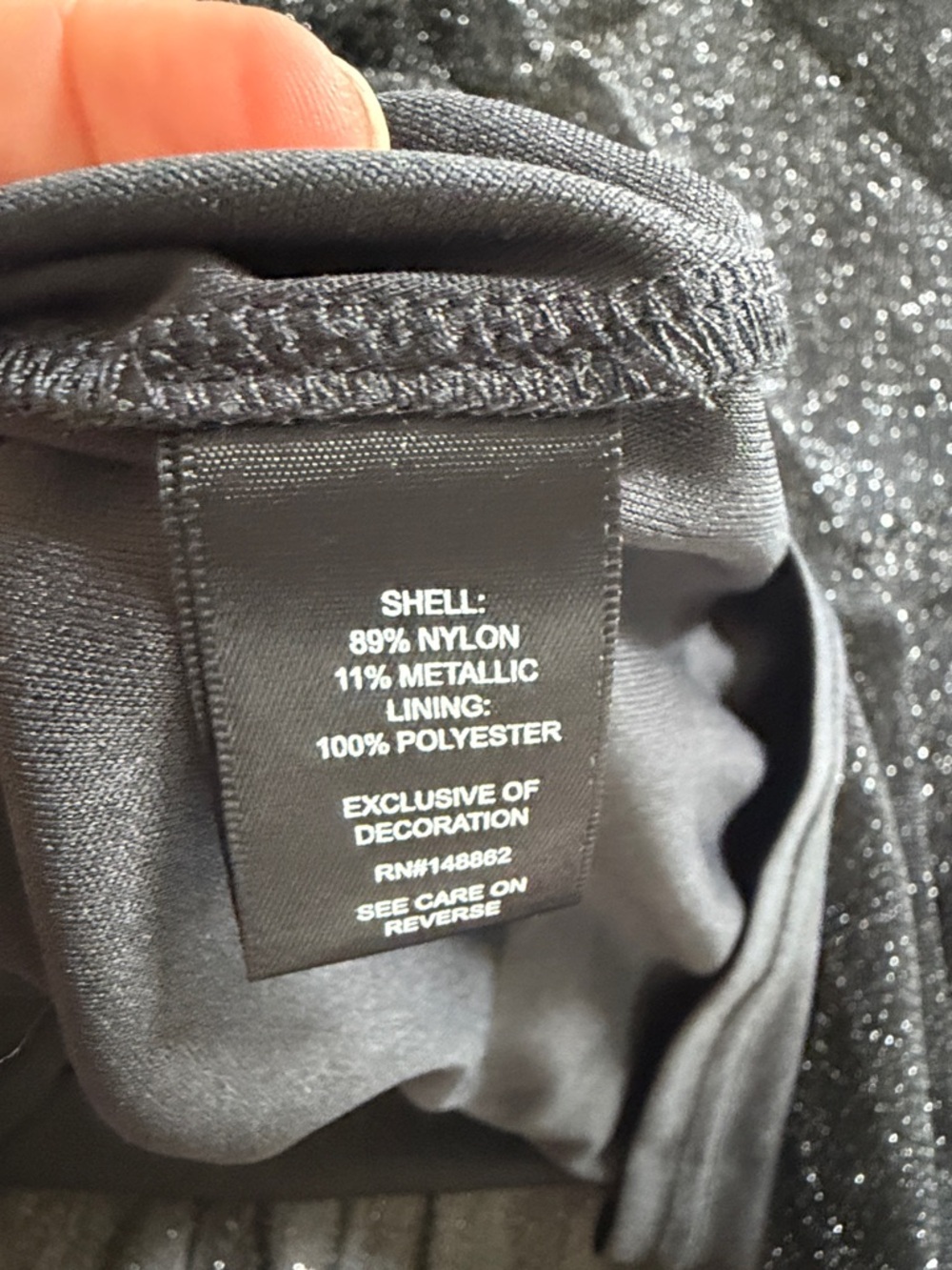 Torrid Black Metallic Shimmer Midi Dress Size 0 Fit & Flare Party Cocktail - Picture 9 of 9